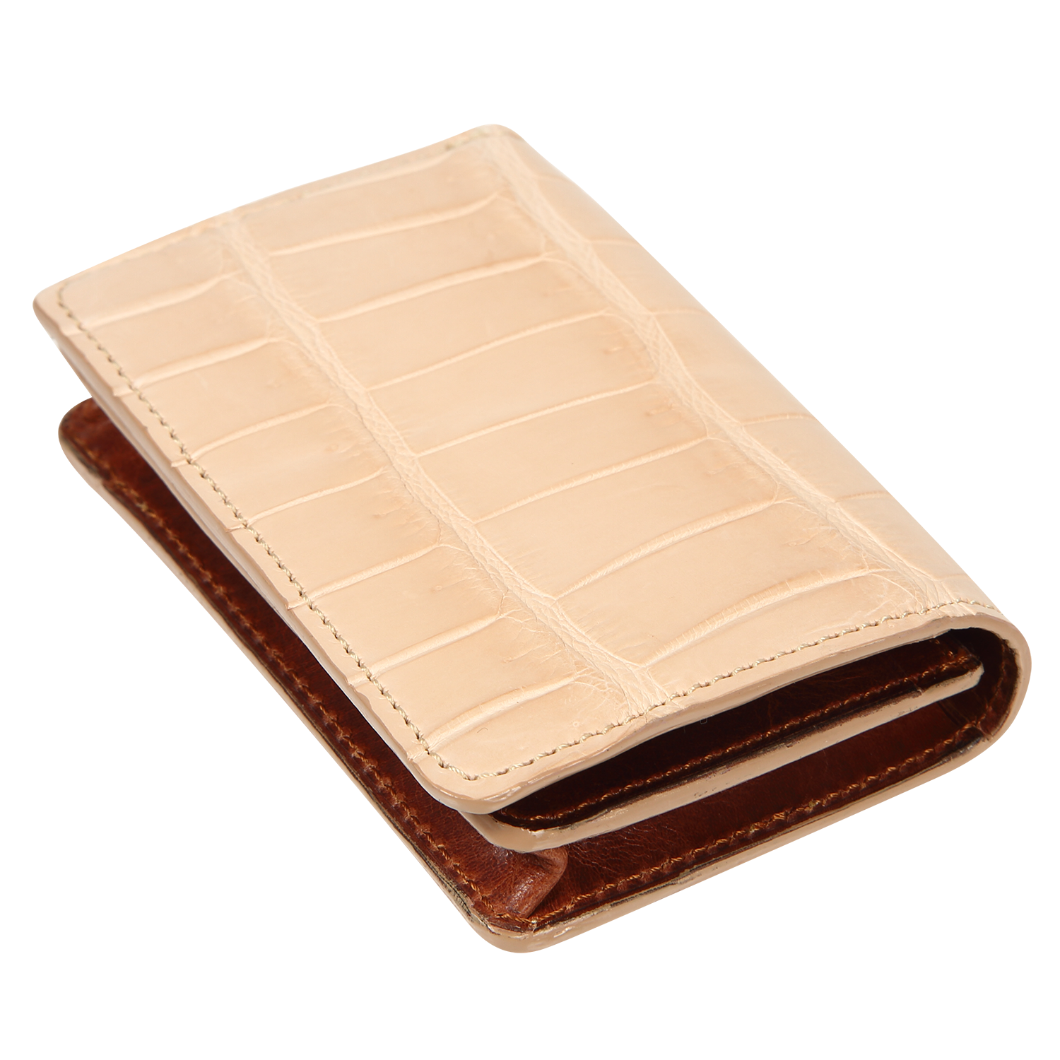 ZC-027 クロコ(白ヌメ仕上げ) カードケース / ZOO 公式Online Shop