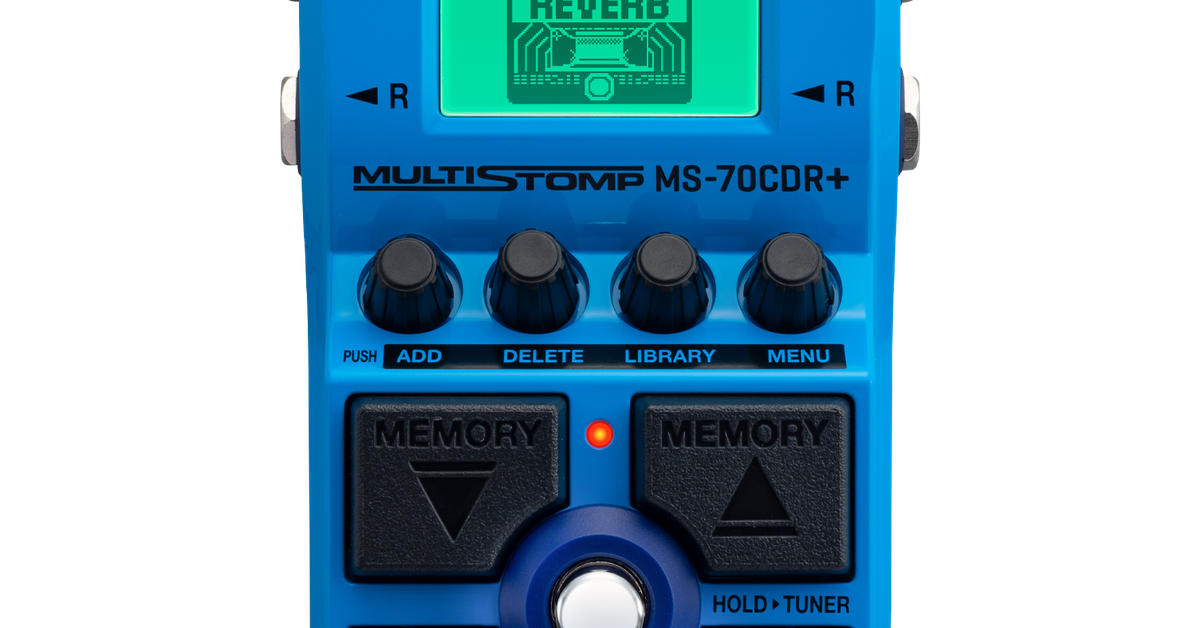 ZOOM MS-70CDR+ MultiStomp | ZOOM