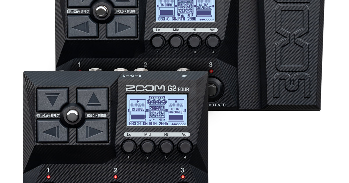 G2Four/G2XFour Multi-Effects Pedals | ZOOM