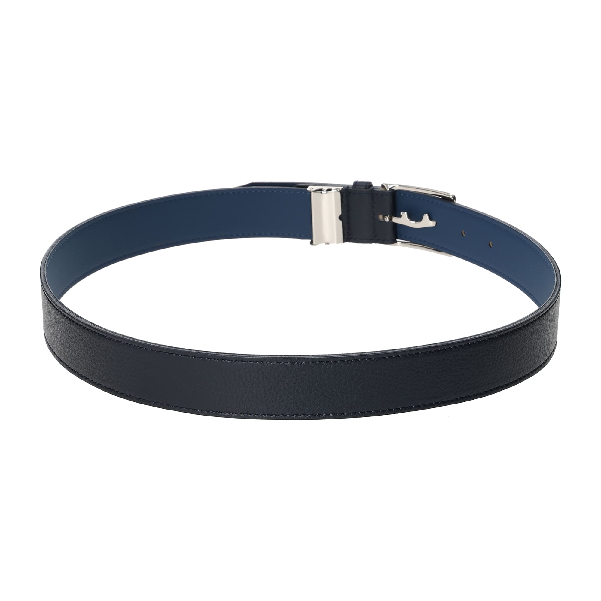 MEN ZURENレザーベルト ネイビー