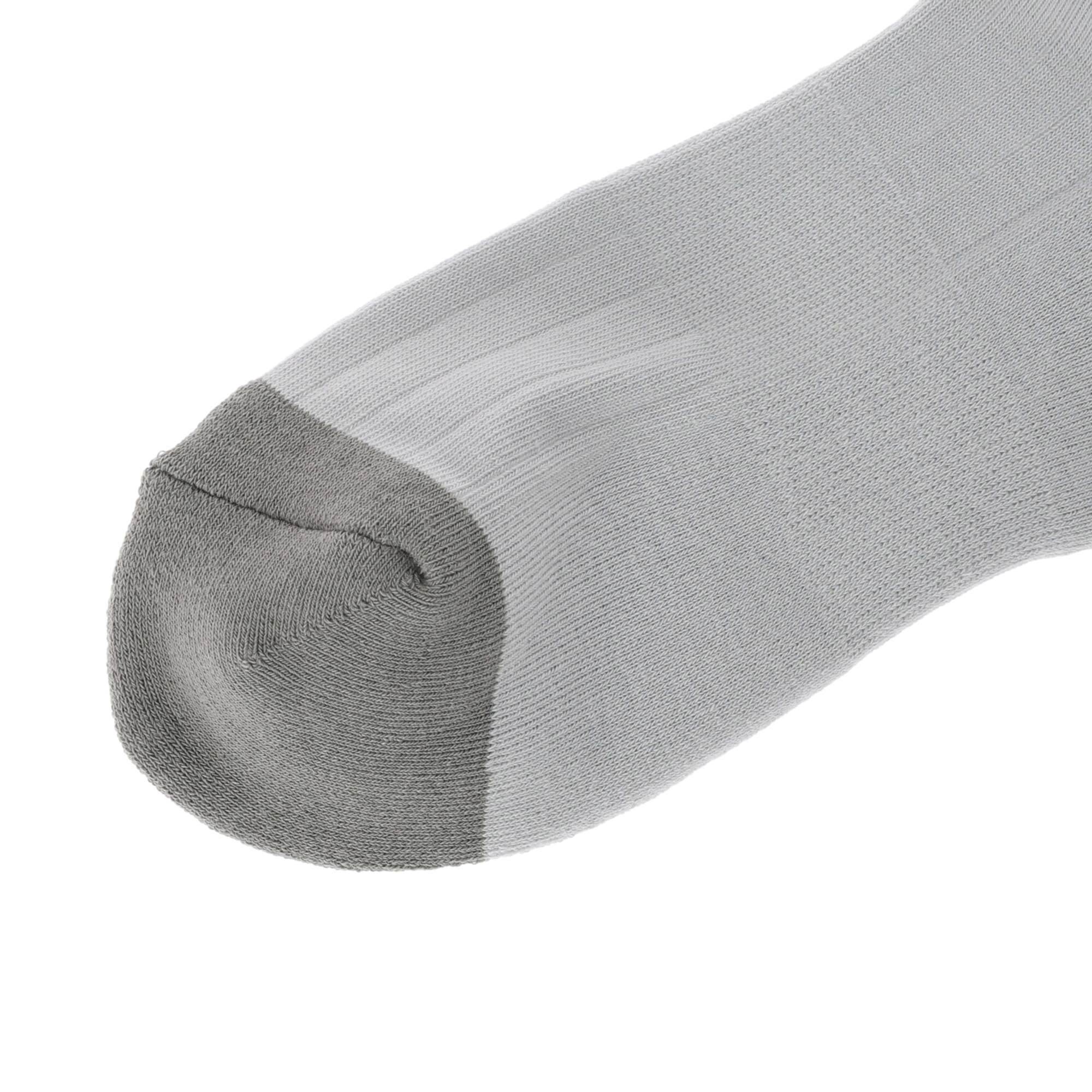 WOMEN COOLMAX ニーハイソックス ライトグレー