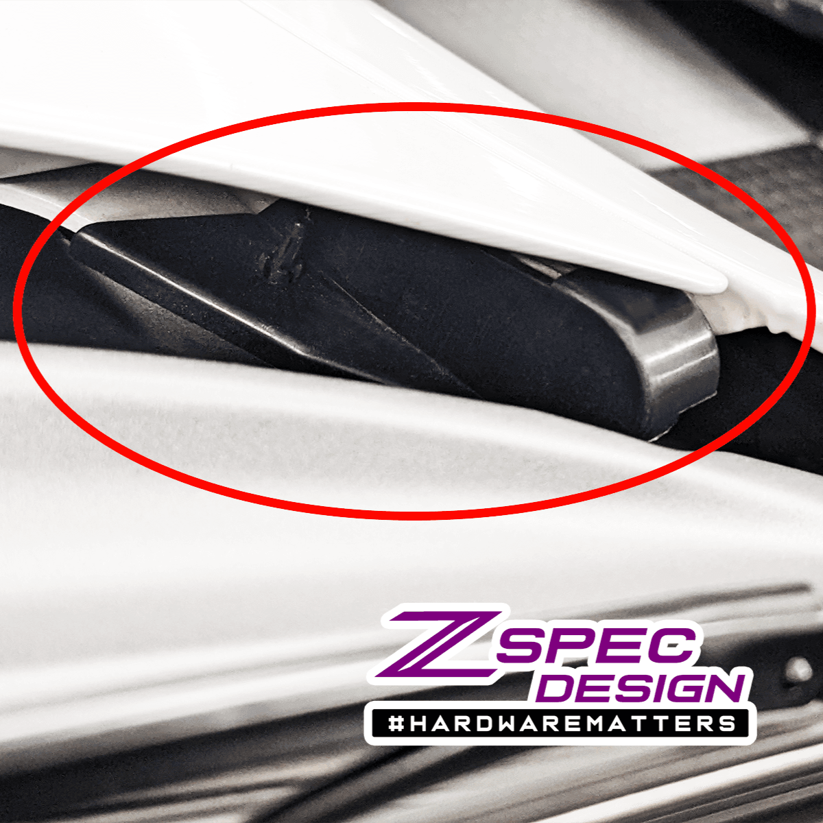 ZSPEC Hood Hinge Covers for '90-96 300zx, Sold per Left/Right Set