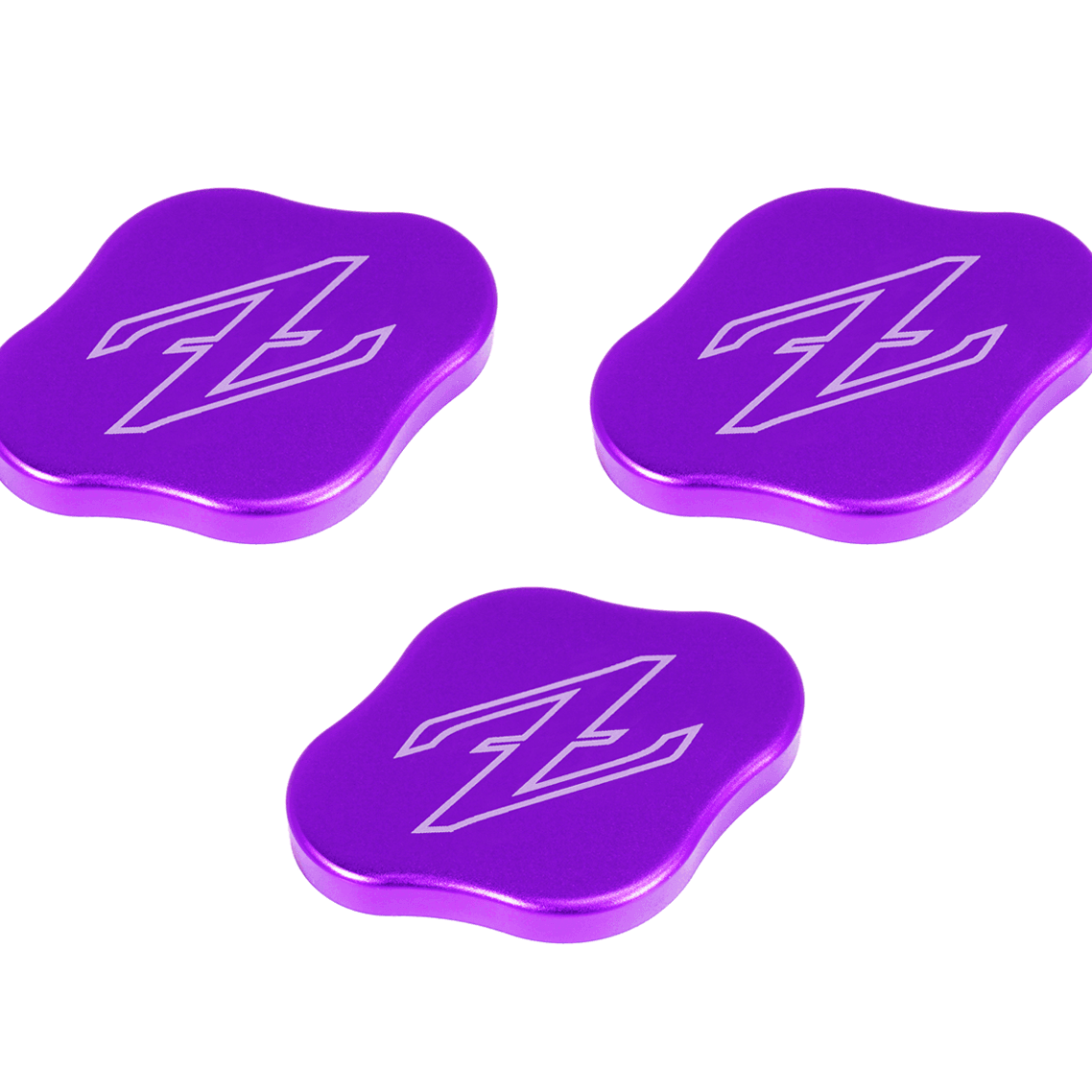 ZSPEC Fluid Reservoir Cap Covers Set for Nissan Z RZ34,Billet, 3 Caps