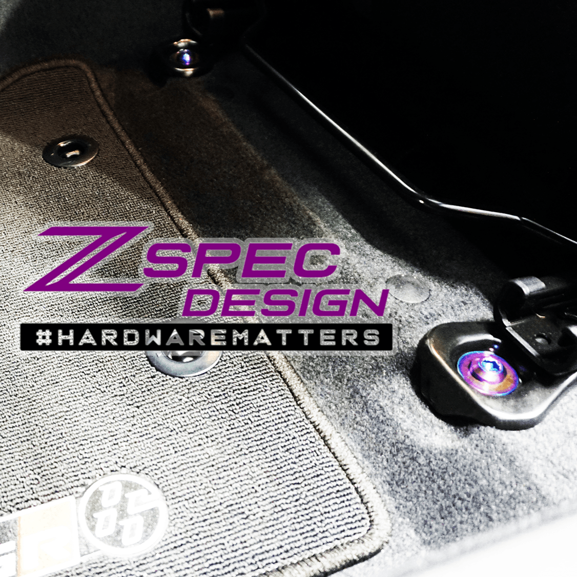 ZSPEC Front Seats Fastener Kit 22+ Toyota GR86 & Subaru BRZ, Titanium