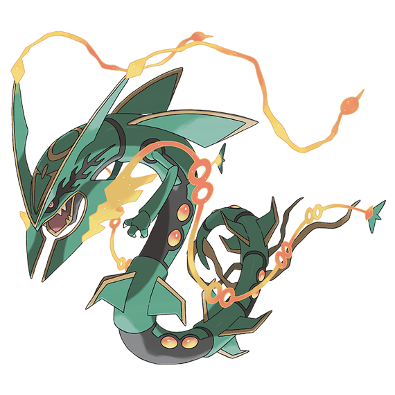 メガレックウザ｜ポケモンずかん