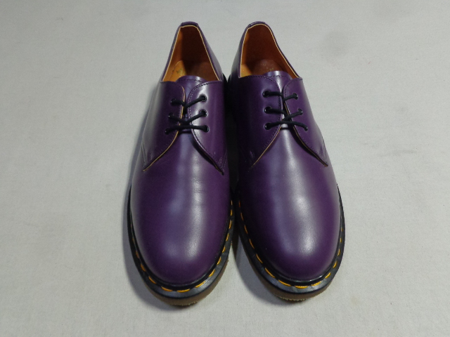 Dr.Martens PURPLE LEATHER 3HOLE SHOES（ドクターマーチン 紫本革仕様