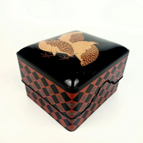 漆 鶉手筥 小松芳光作 共箱付 – 古美術西川