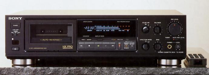 SONY] TC-K500R(1989年発売)のレビュー [カセットデッキ] – nakamura