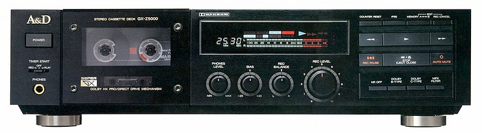 A&D] GX-Z5000(1987年発売)のレビュー [カセットデッキ] – nakamura