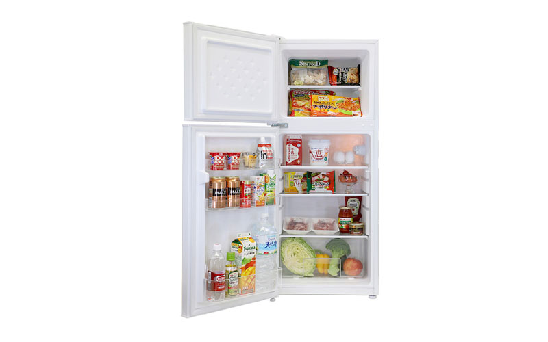 2ドア冷凍/冷蔵庫 118L(AS-118S)｜A-Stage inc.