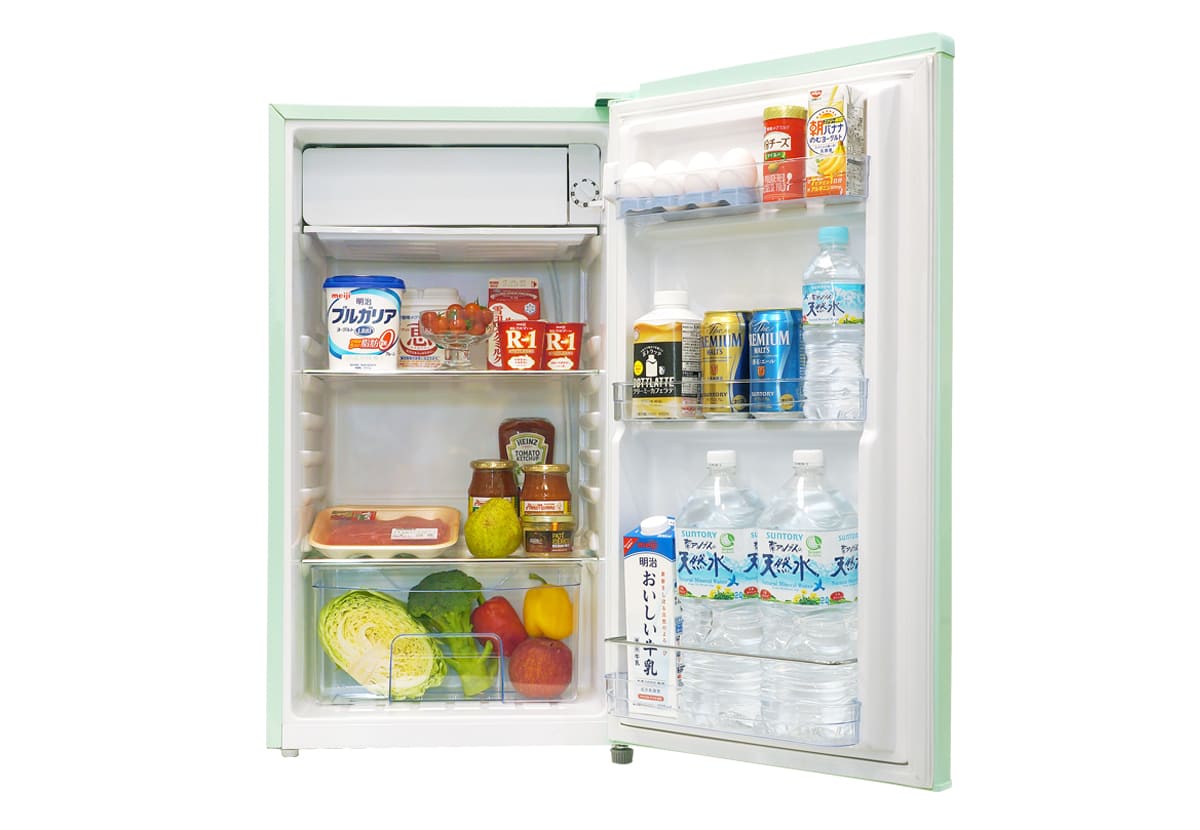 1ドアレトロ冷蔵庫 85L（WR-1085G/W/K）｜A-Stage inc.