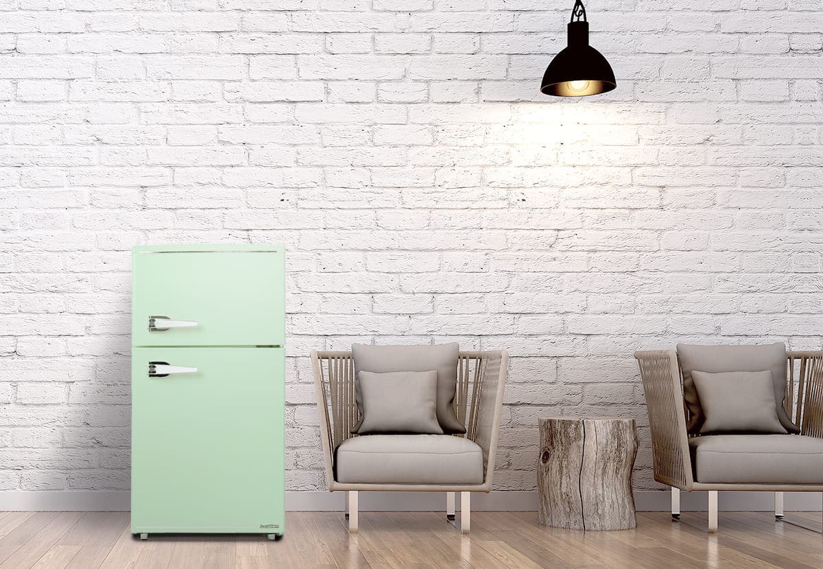 2ドアレトロ冷凍/冷蔵庫 85L（WRD-2090）｜A-Stage inc.