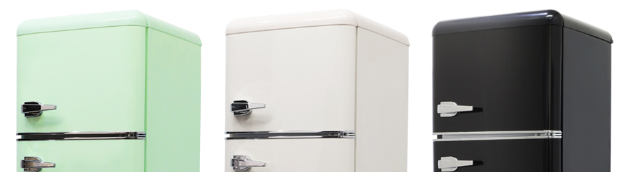 2ドアレトロ冷凍/冷蔵庫 115L（WRE-2115）｜A-Stage inc.