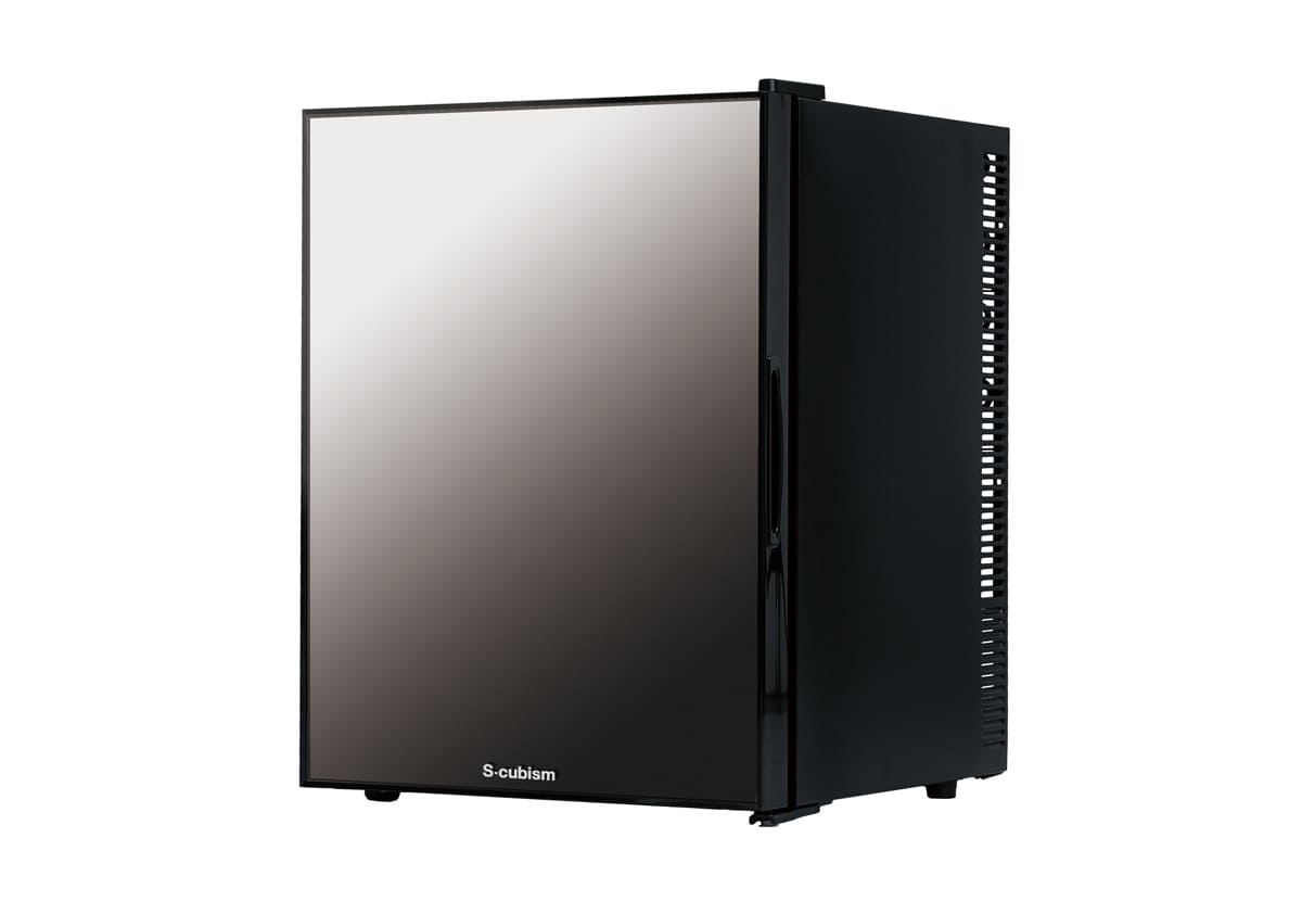 1ドアミラーガラス冷蔵庫 40L（WRH-M140G）｜A-Stage inc.