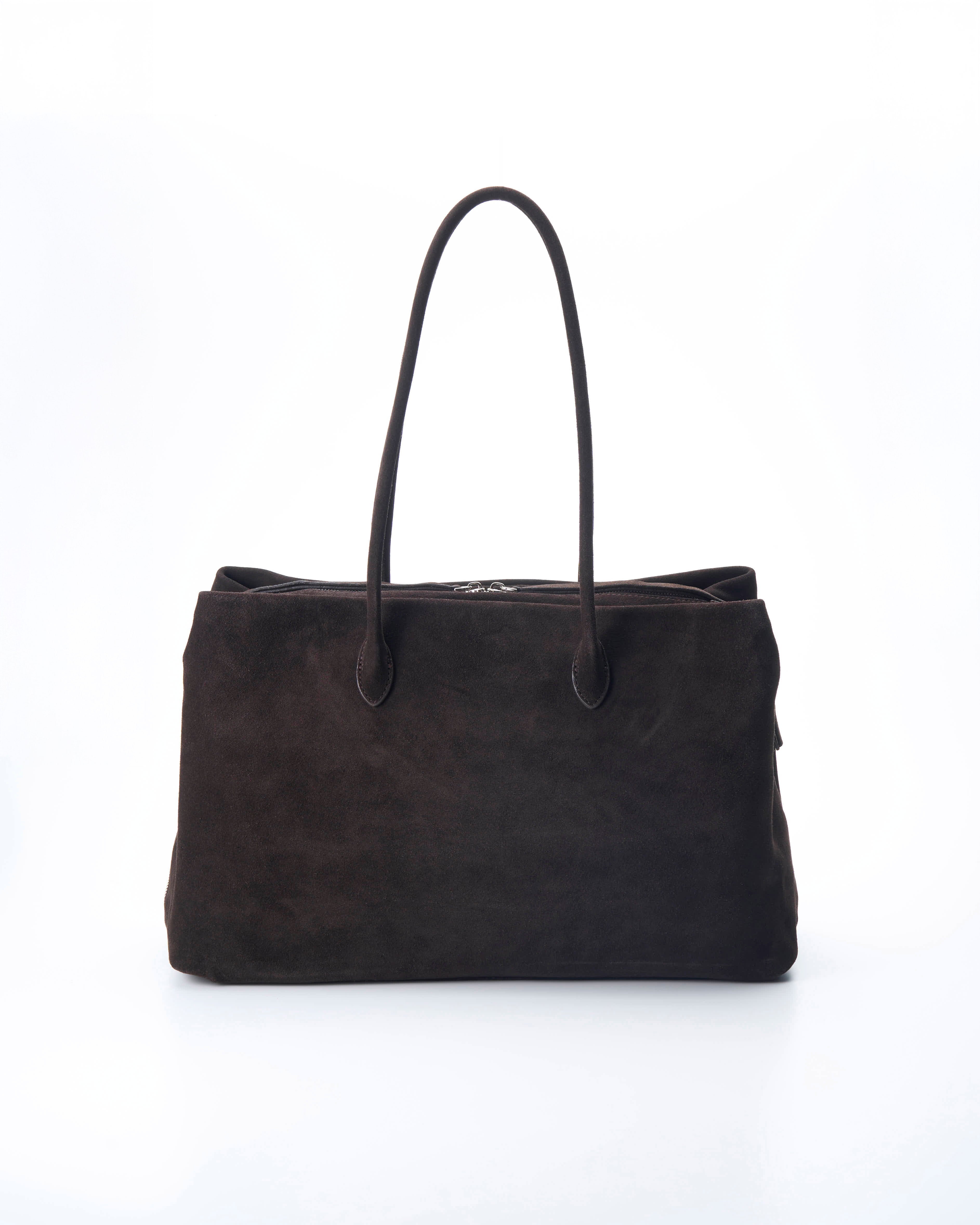 Suede Boston square bag L – A.subjjject