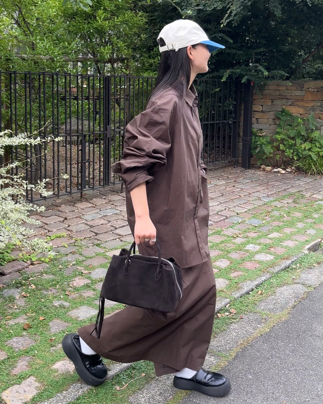 Suede Boston square bag S – A.subjjject