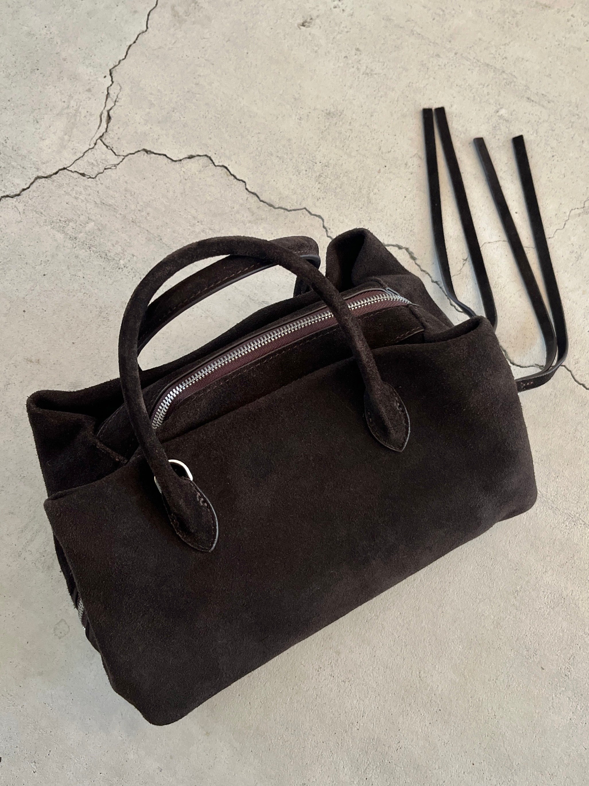 Suede Boston square bag S – A.subjjject