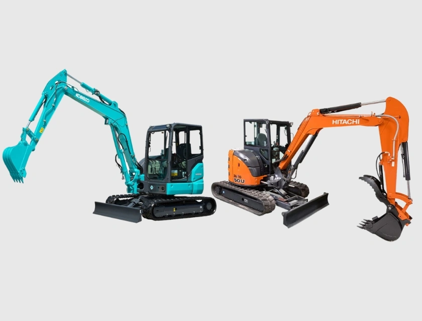 Hitachi ZX50U-5 vs. Kobelco SK55SRX-6