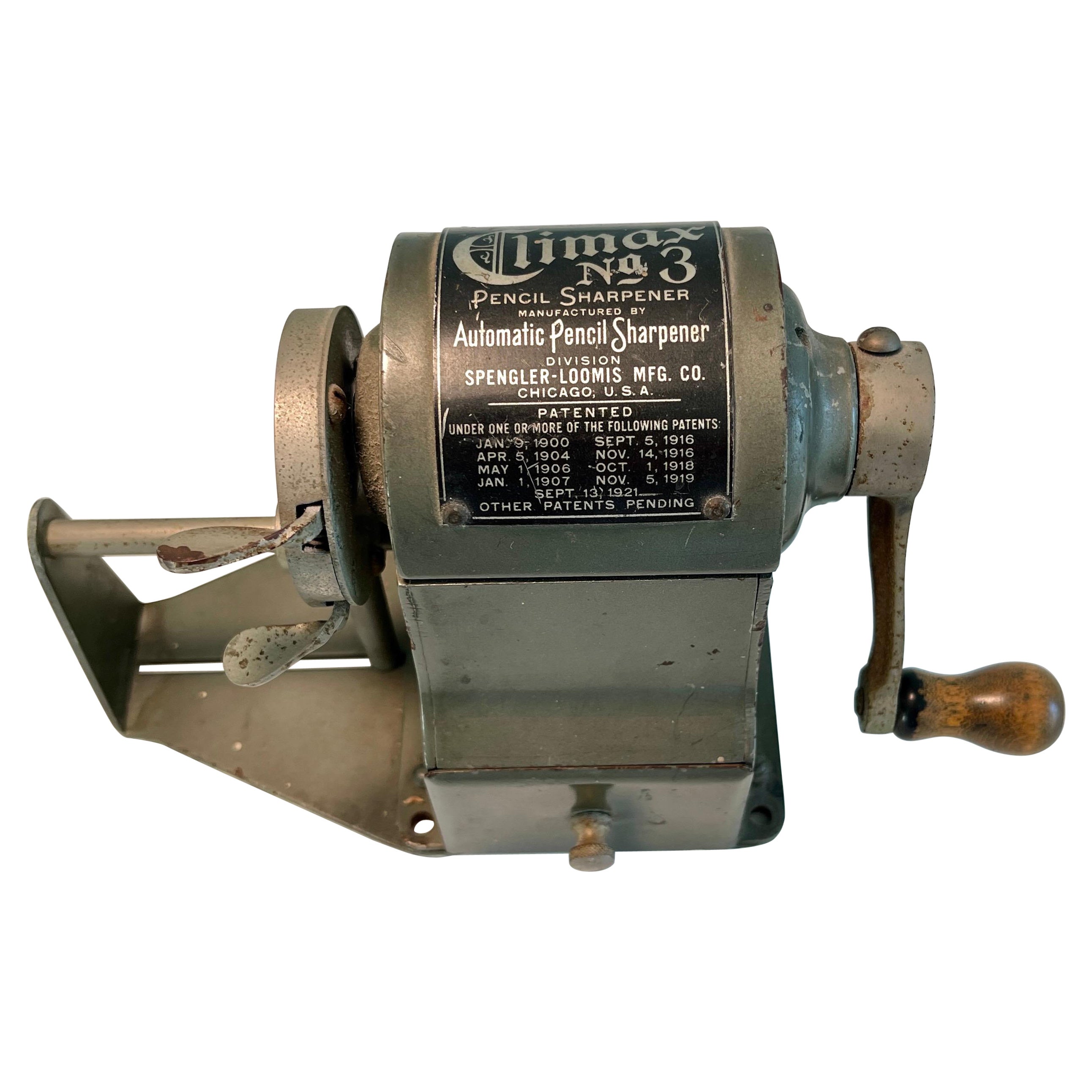 Climax No. 3 Industrial Automatic Pencil Sharpener at 1stDibs