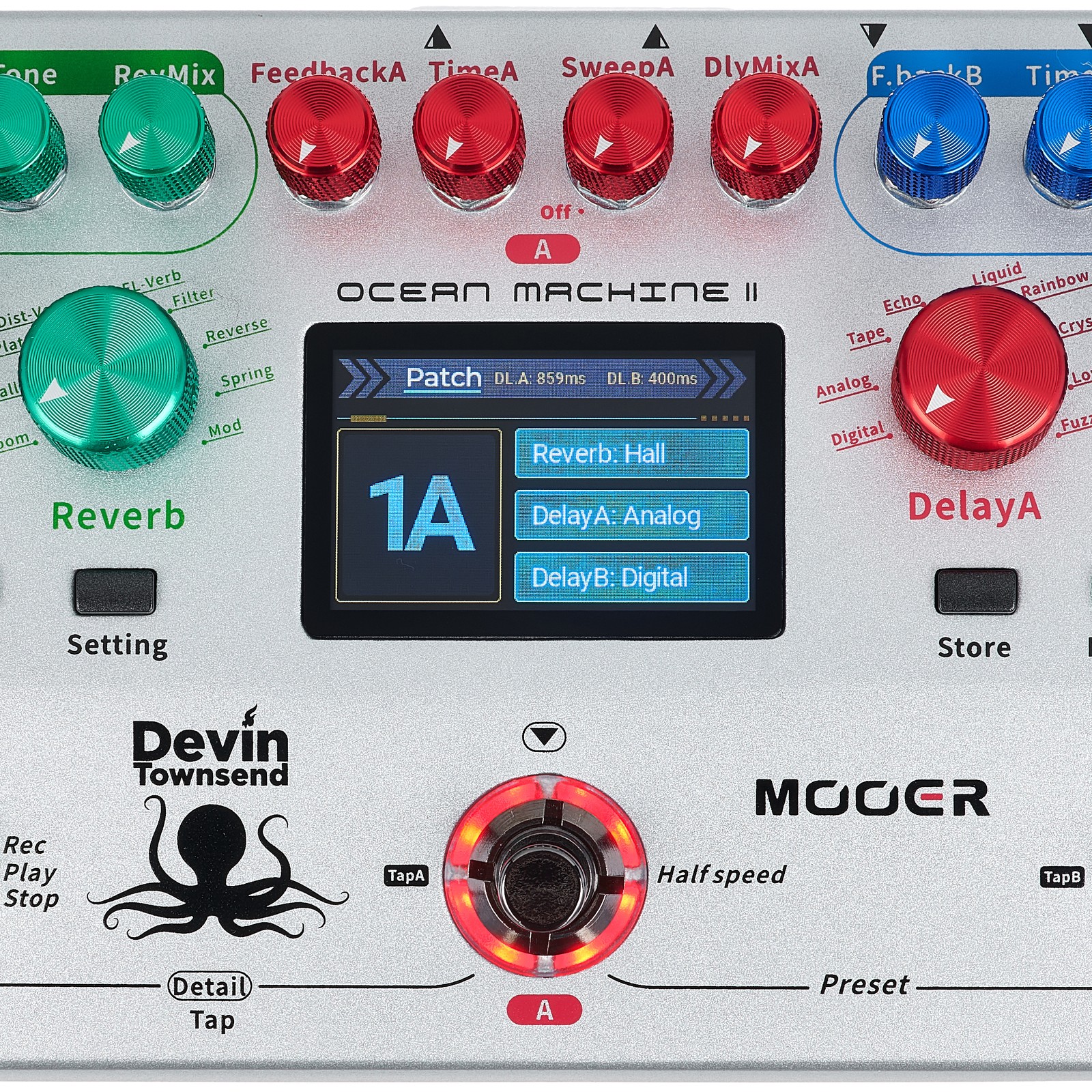 Mooer Ocean Machine II Delay/ Reverb – United States