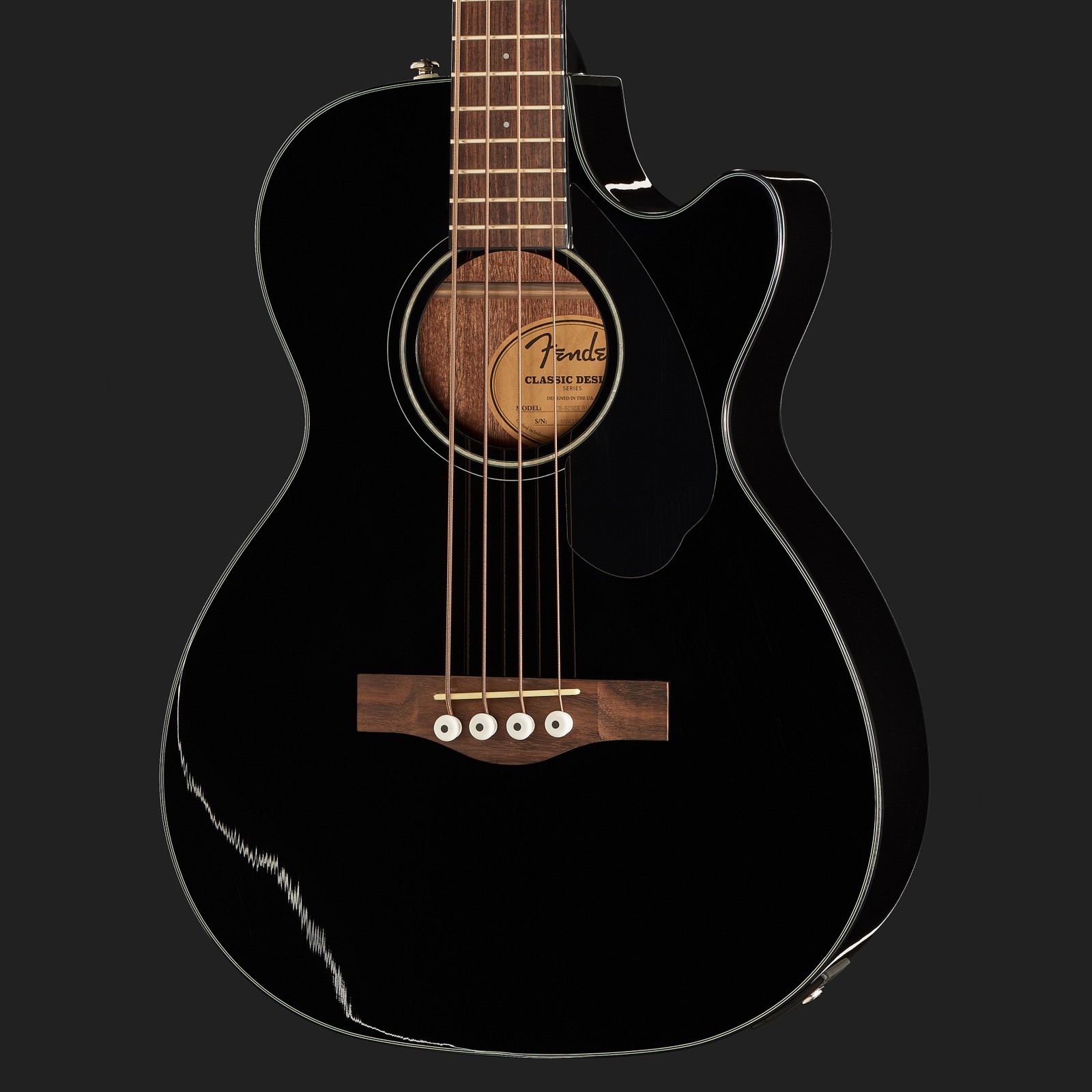 Fender CB-60SCE A-Bass Black 2018 – United States