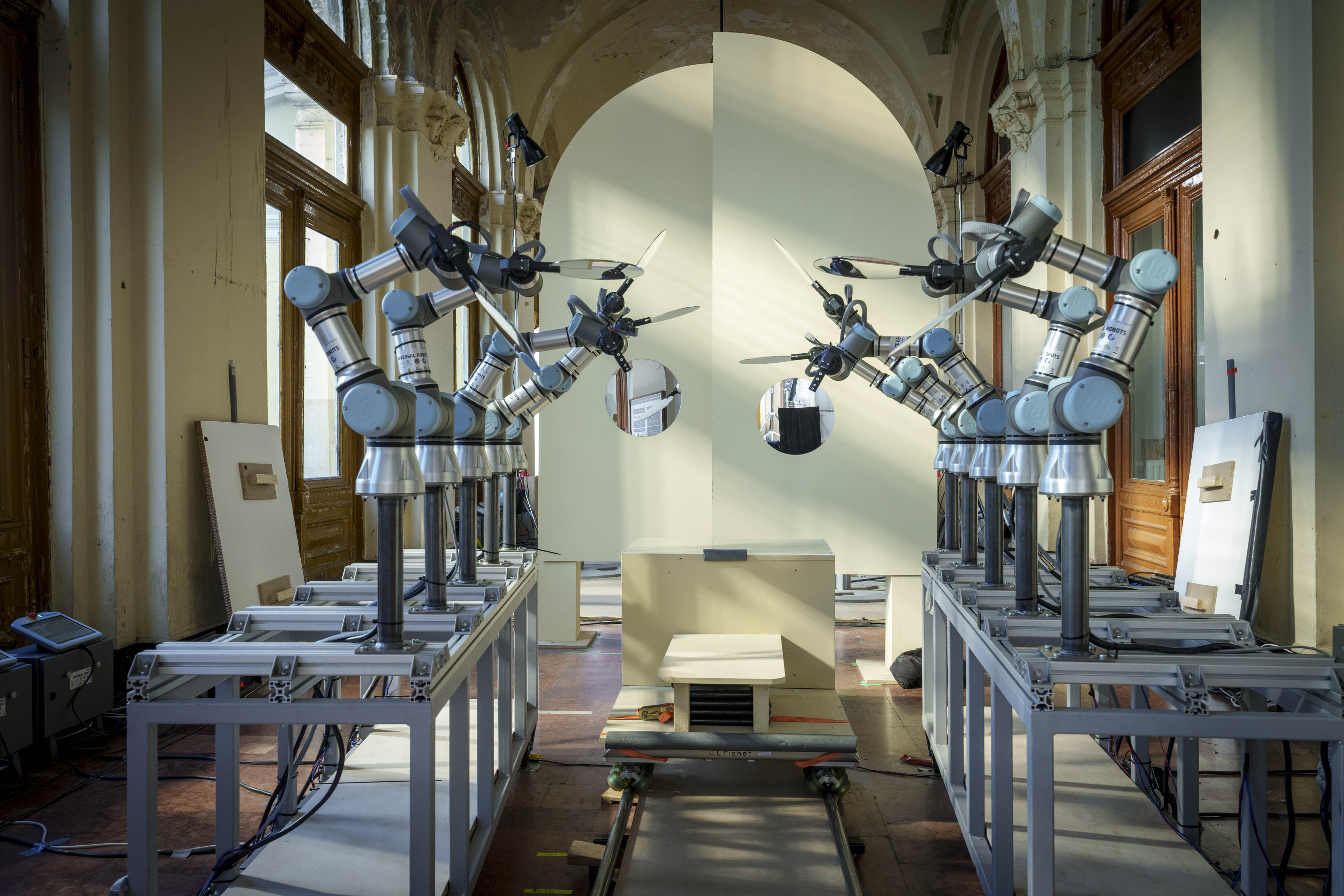 Syncing 25 robots to a beat: The making of OK GO's 'Love' music video