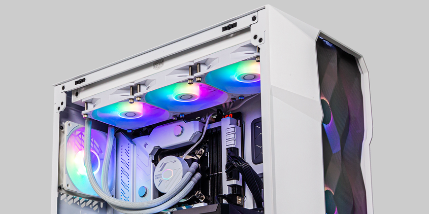 MasterLiquid 360L Core ARGB White CPU Liquid Cooler | Cooler Master