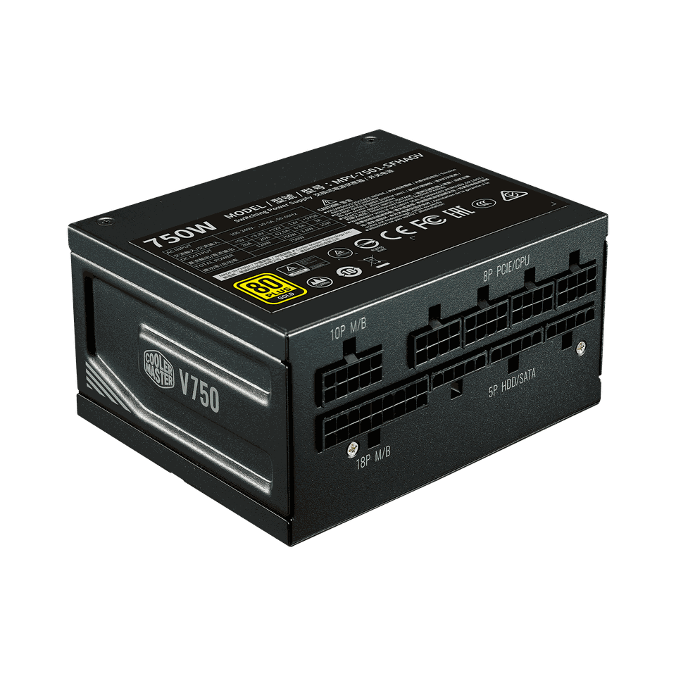 V750 SFX Gold 750W Full-Modular 80 Plus Gold SFX Power Supply