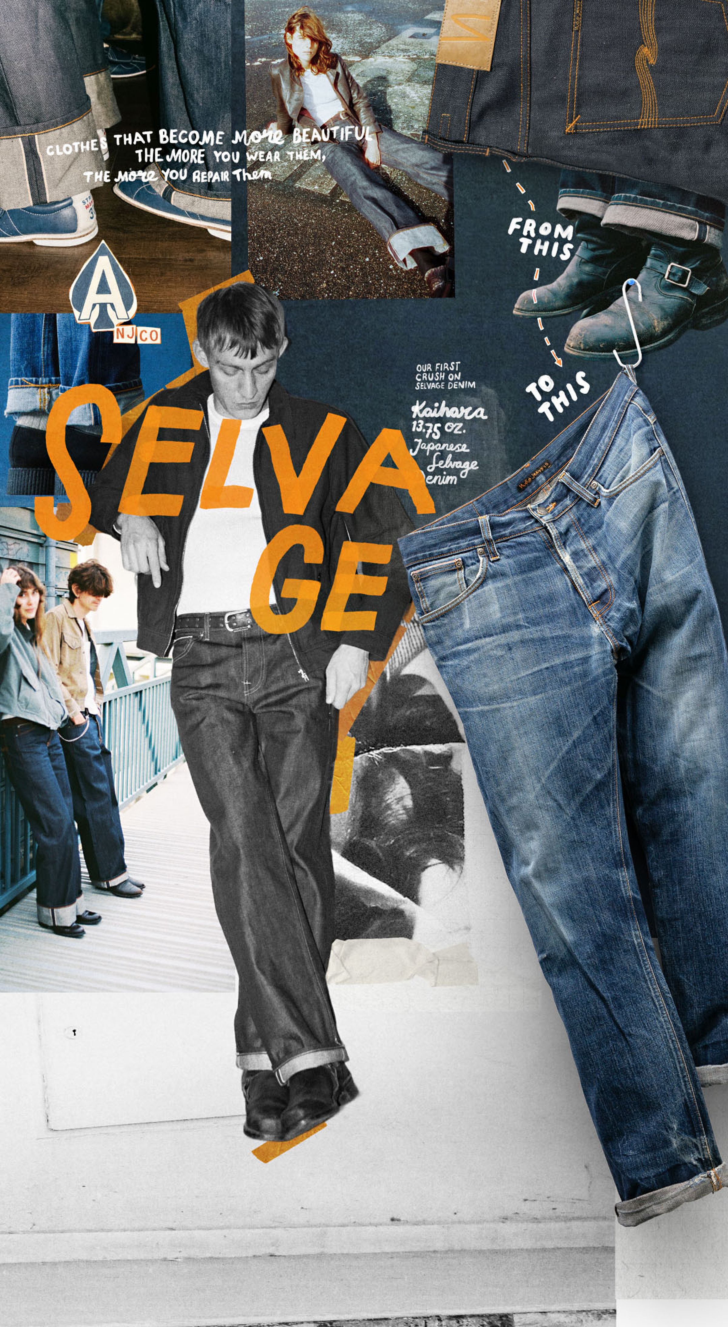Selvage Denim & Jeans | Nudie Jeans