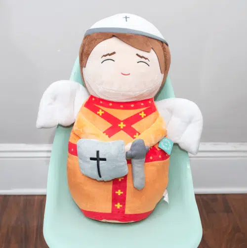 Saint Michael the Archangel Jumbo Shining Light Plush Doll