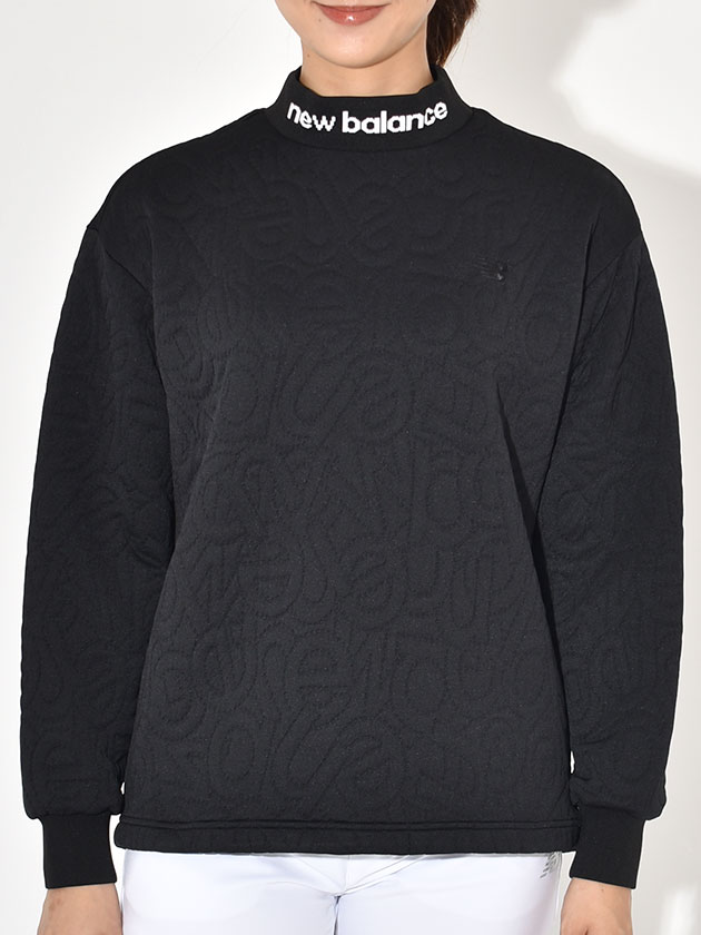 ニューバランスゴルフ ロゴキルトジャカードモックネック 012-5262505