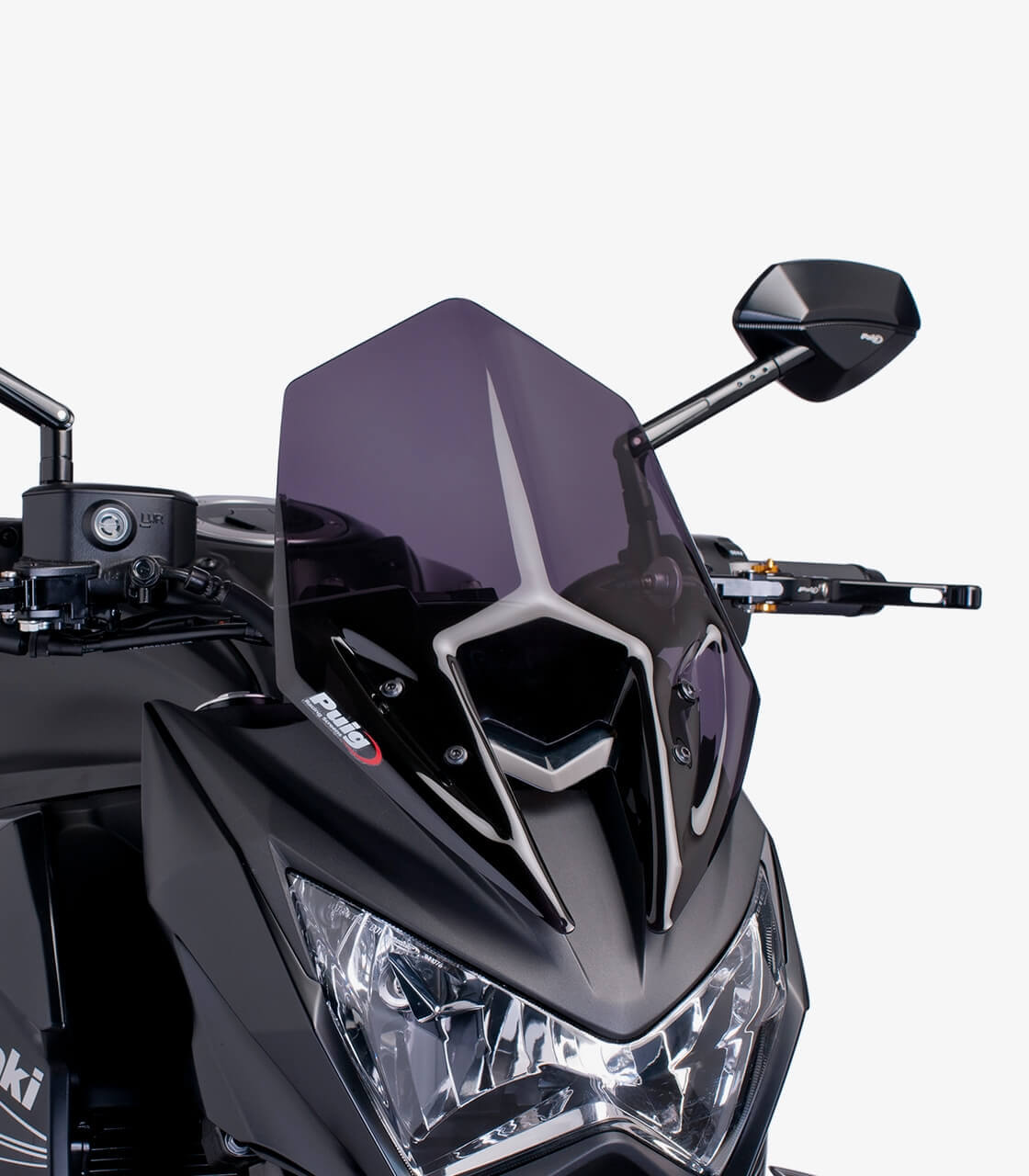 Kawasaki Z800 (2013 - 2016) Puig New Generation Sport Dark smoked