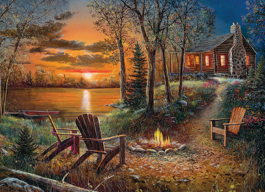 Puzzle - Fireside - 500 Piece – ACMS Shopping Hub