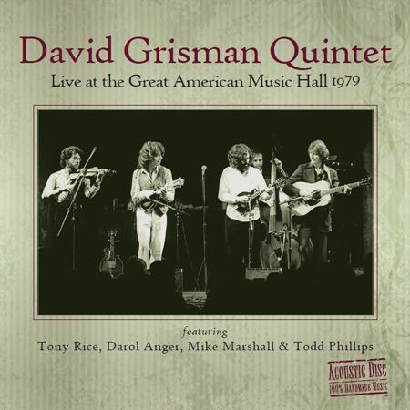 David Grisman Quintet Live at the Great American Music Hall Download
