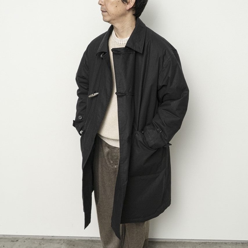 STILL BY HAND シンサレート中綿を入れたコットン素材のダッフルコート