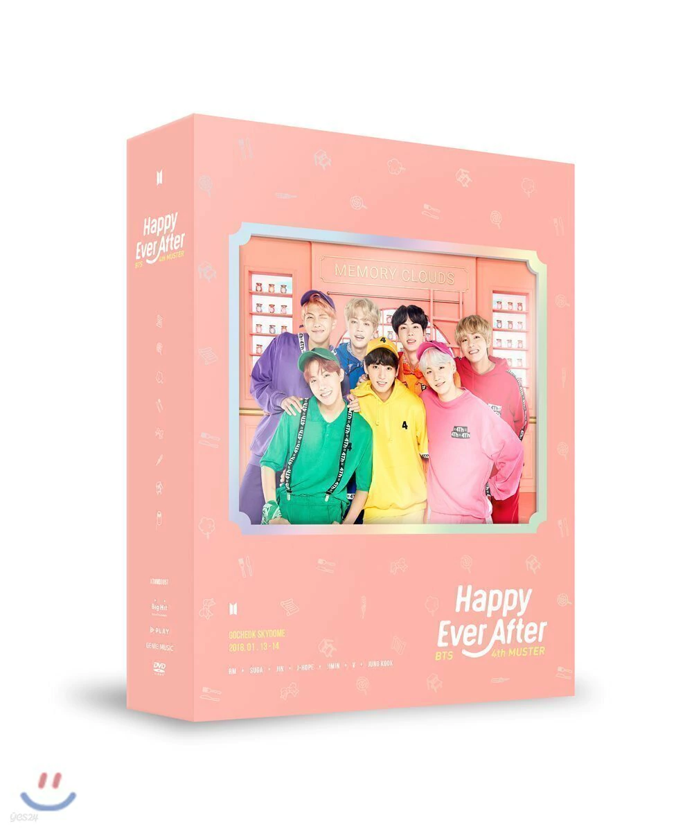 BTS - BTS 4th MUSTER [Happy Ever After] DVD LACRADOPRONTA ENTREGA