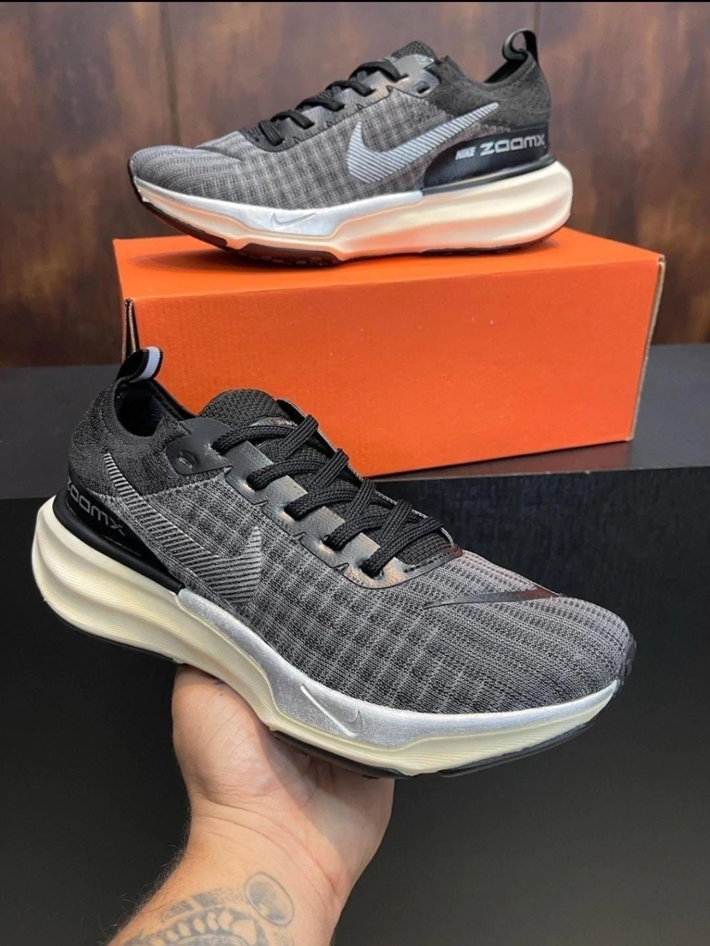 Nike Zoom X preto/cinza - Calçados Stella Medeiros