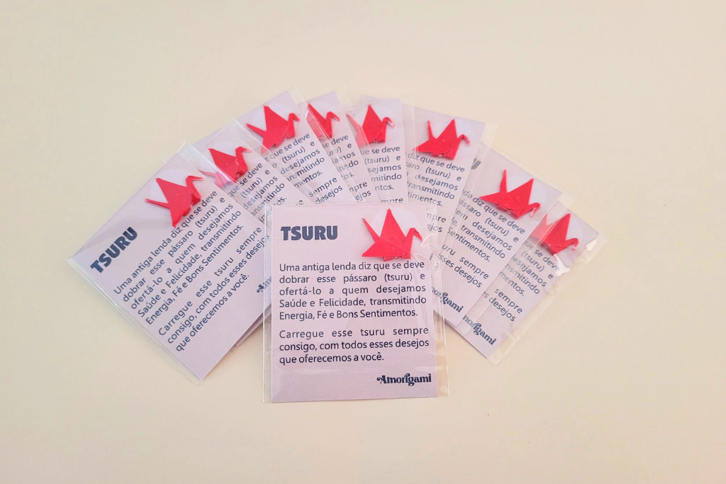 Amuleto Tsuru - Comprar em Amorigami