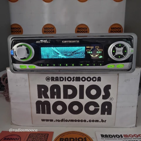 Toca Fitas Pioneer Carrozzeria KEH-P770 com Bluetooth e LED