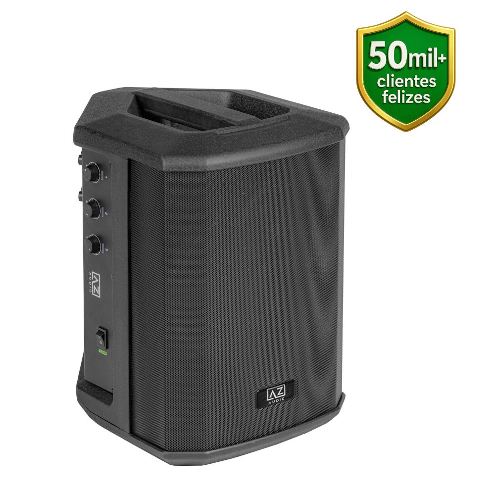 Caixa de Som Ativa Profissional Az Z1 Compact Pro Portátil c/Bateria