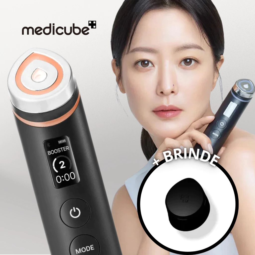 MEDICUBE Age-R Booster Pro Preto + Tampa protetora