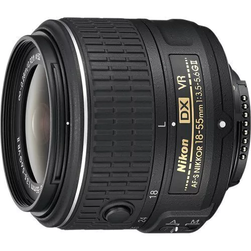 AF-S DX NIKKOR 18-55mm f/3.5-5.6G VR II - Lente Compacta