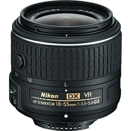 AF-S DX NIKKOR 18-55mm f/3.5-5.6G VR II - Lente Compacta