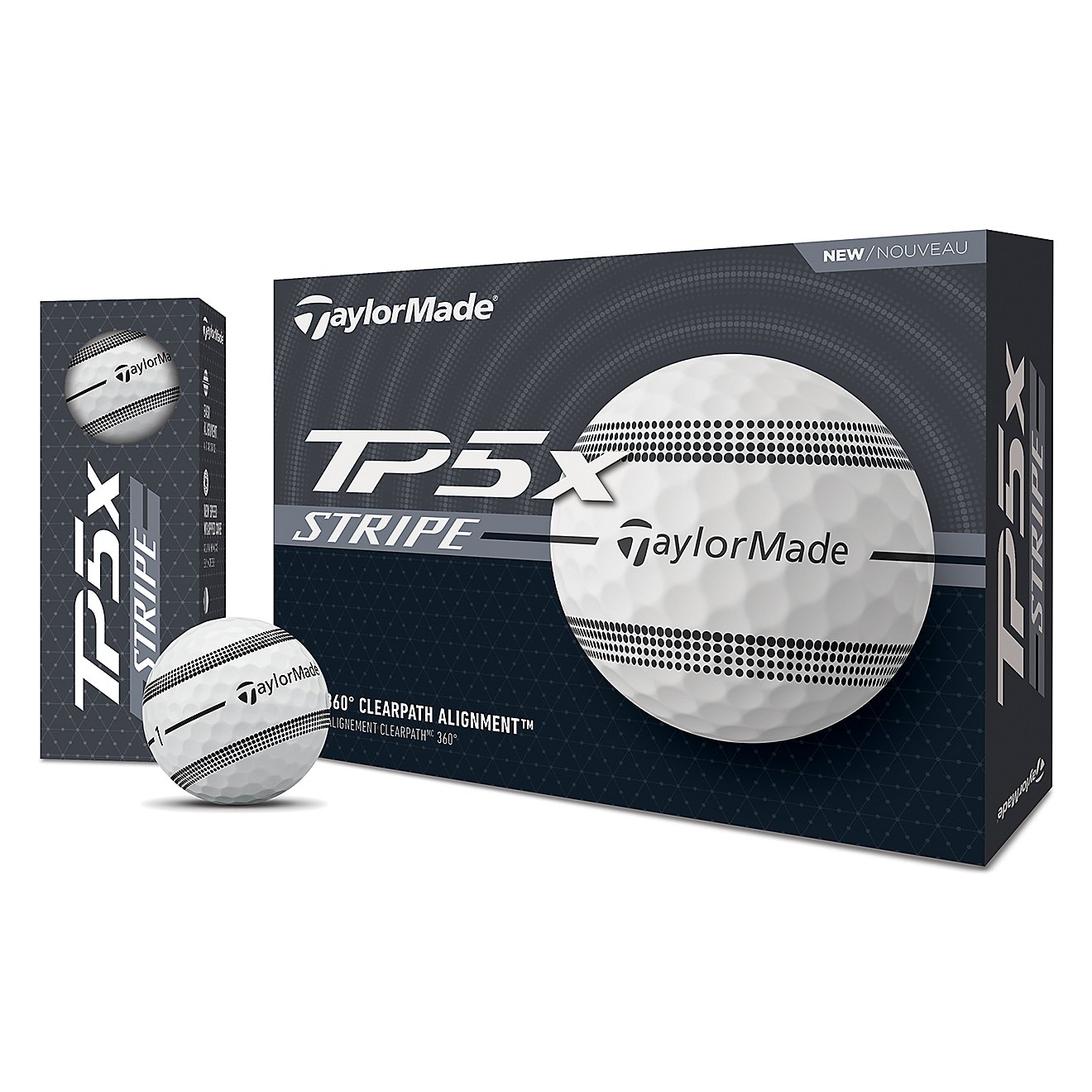 TaylorMade 2024 TP5x Stripe Golf Balls | Free Shipping at Academy
