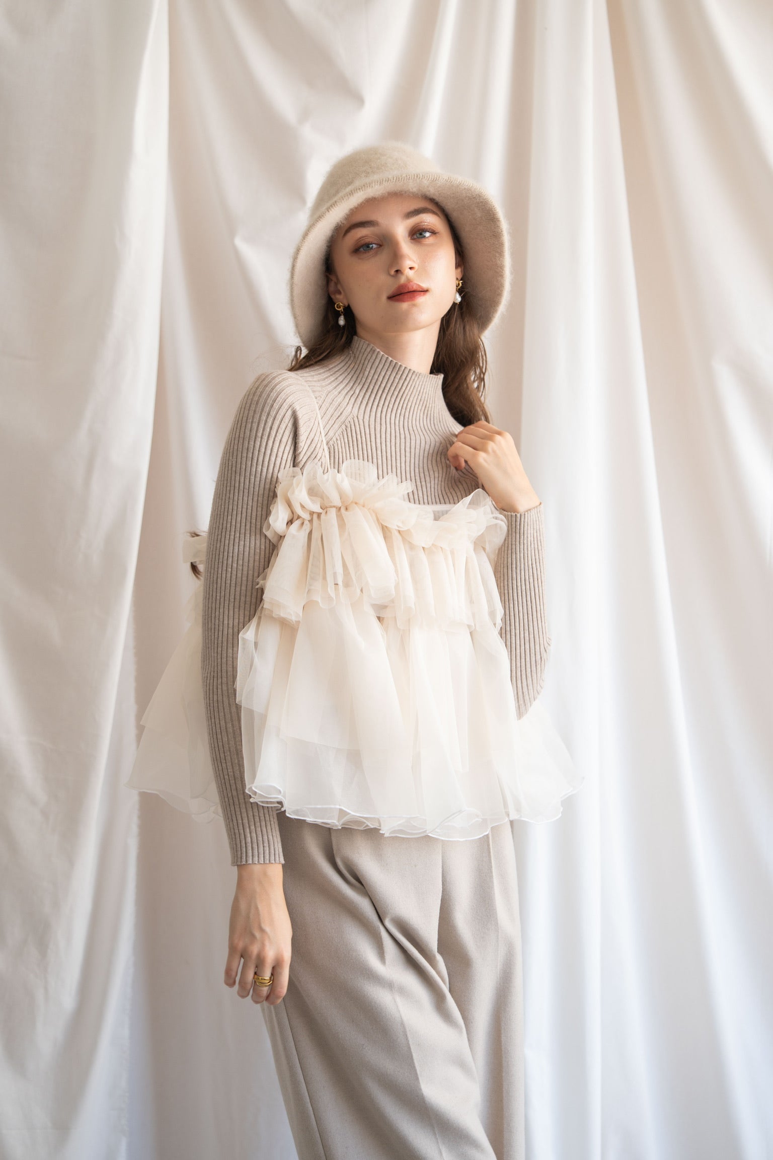 peplum tulle bustier – Acka online store