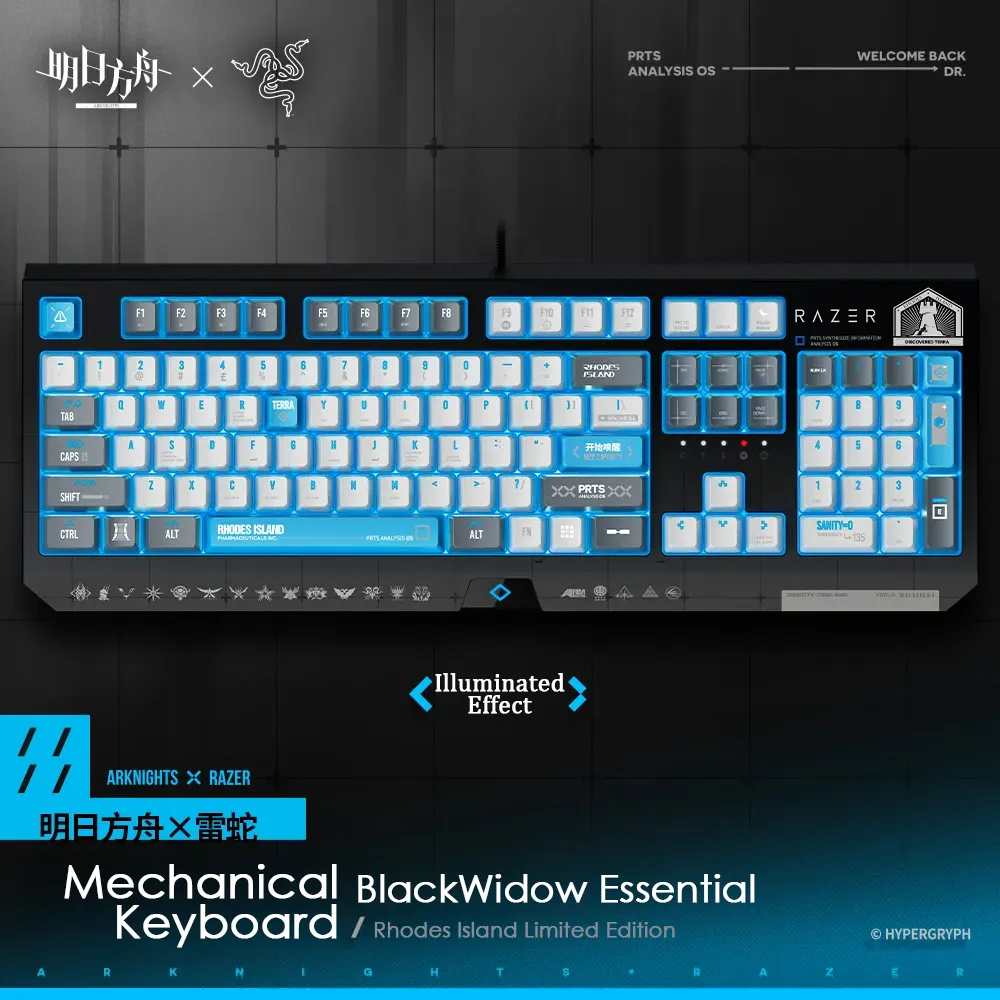 Razer x Arknights Rhodes Island Gaming Keyboard | ACGN Merch Shop