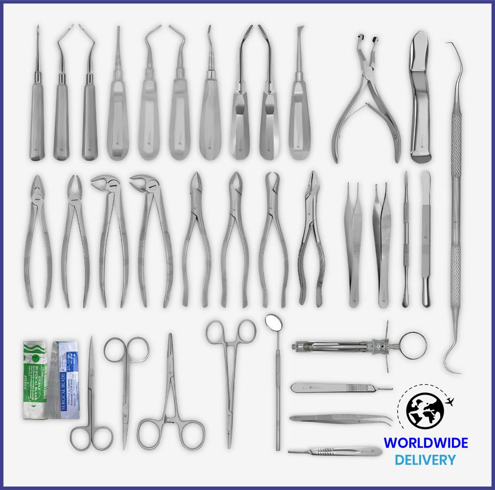 外科用抜歯キット：歯科手術セット