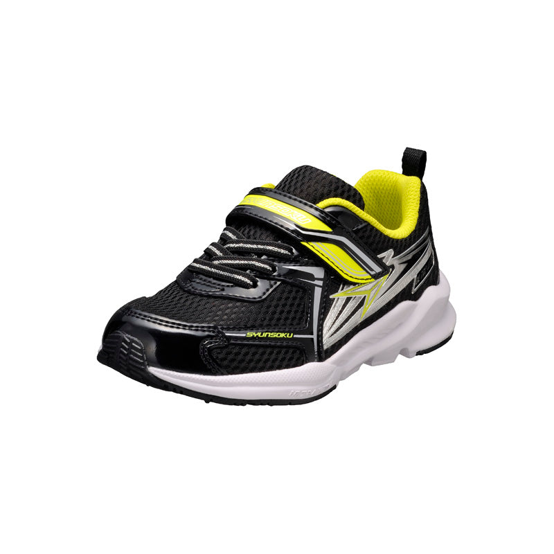 瞬足 JC-155 黒/イエロー｜ULTRA WIDE｜3E