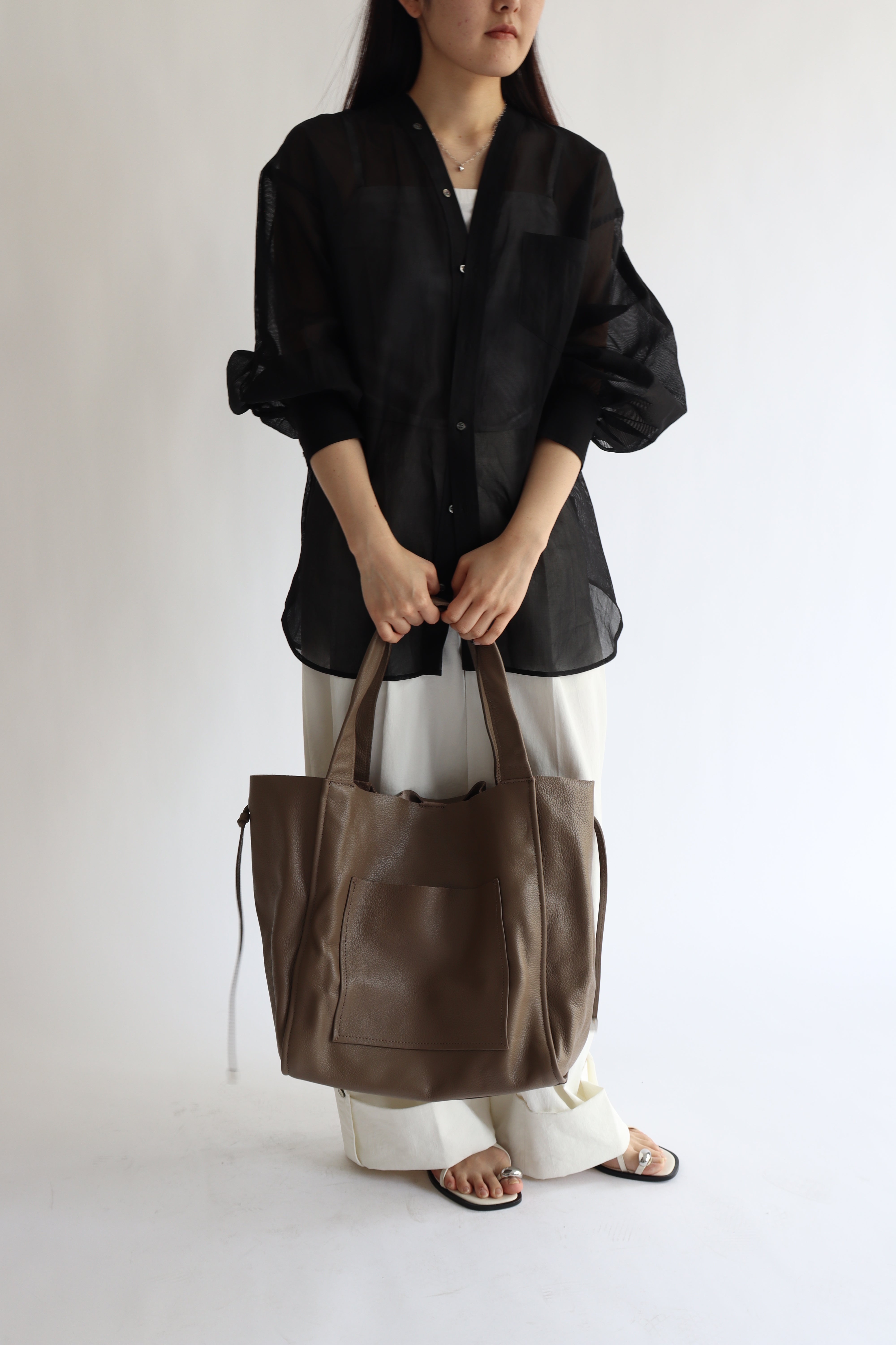 IMPORT】【MILLELA FIRENZE】【再入荷】ビッグレザートートバッグ