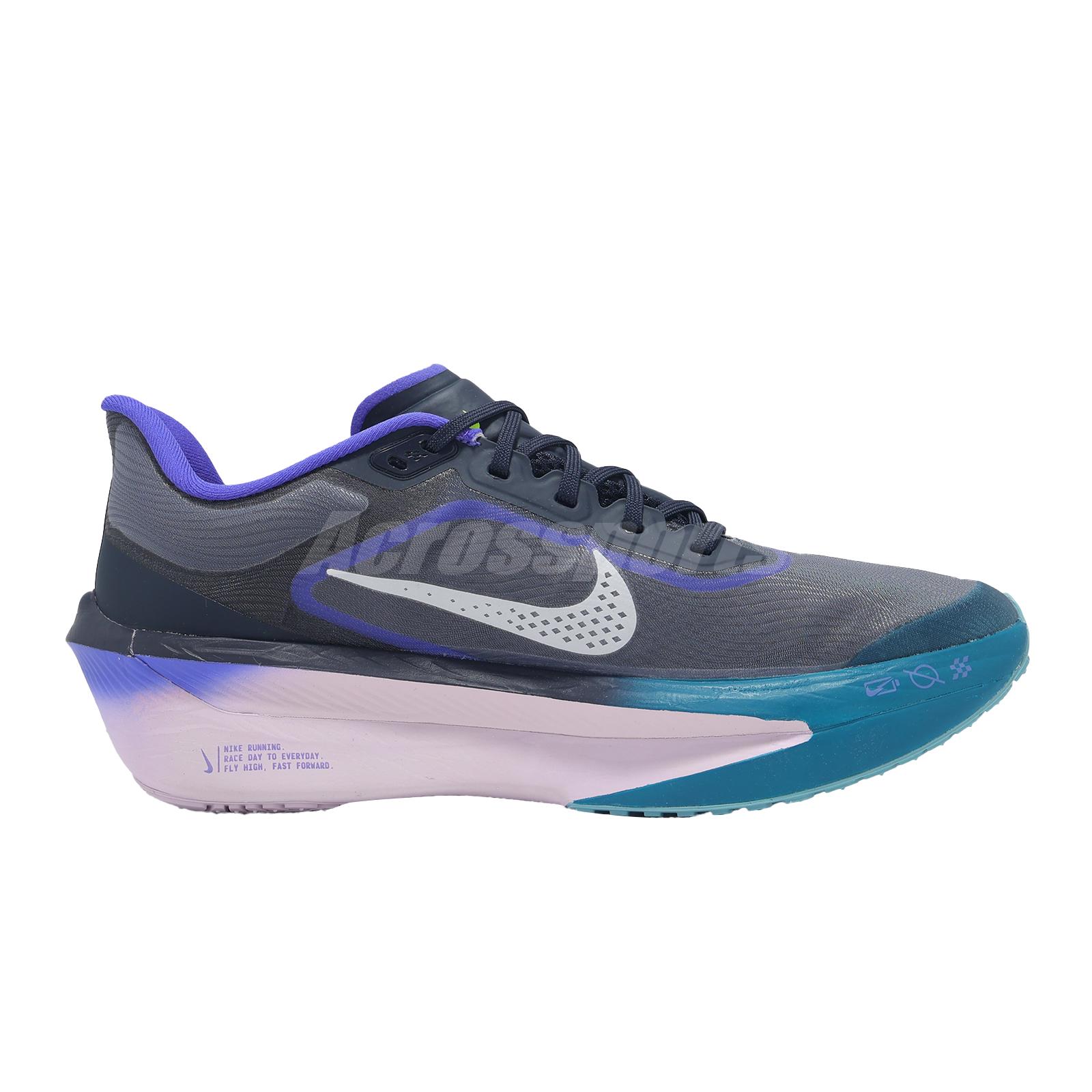 Nike Zoom Fly 6 Obsidian White Persian Purple Men Road Running